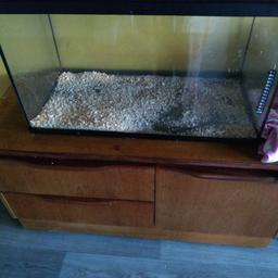 WILL BE CLEANED! 
in the way.. Need gone ASAP.  
IS WATER TIGHT,However it's always been used for reptiles Hence the holes. 

OFFERS!! NEED GONE