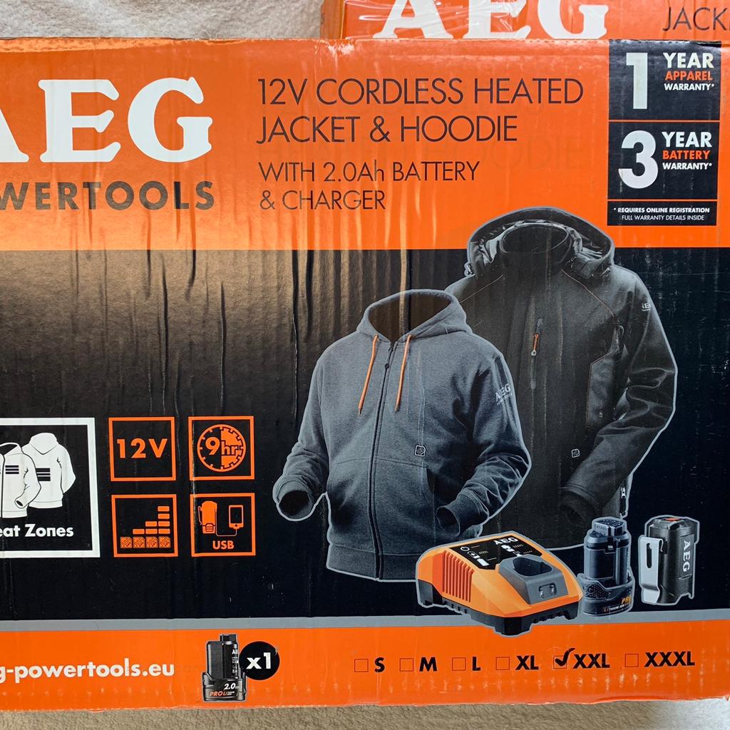 AEG TWIN HEATED JACKET BARGAIN BUY NEW in Page Bank for 110.00