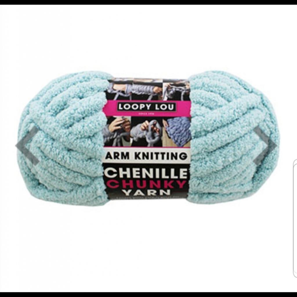 Loopy lou discount chenille chunky yarn