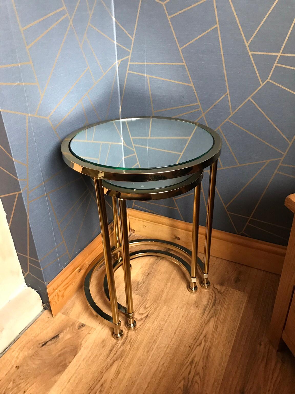 Michelle Keegan home Aruba Nest of Tables in High Peak for 70.00