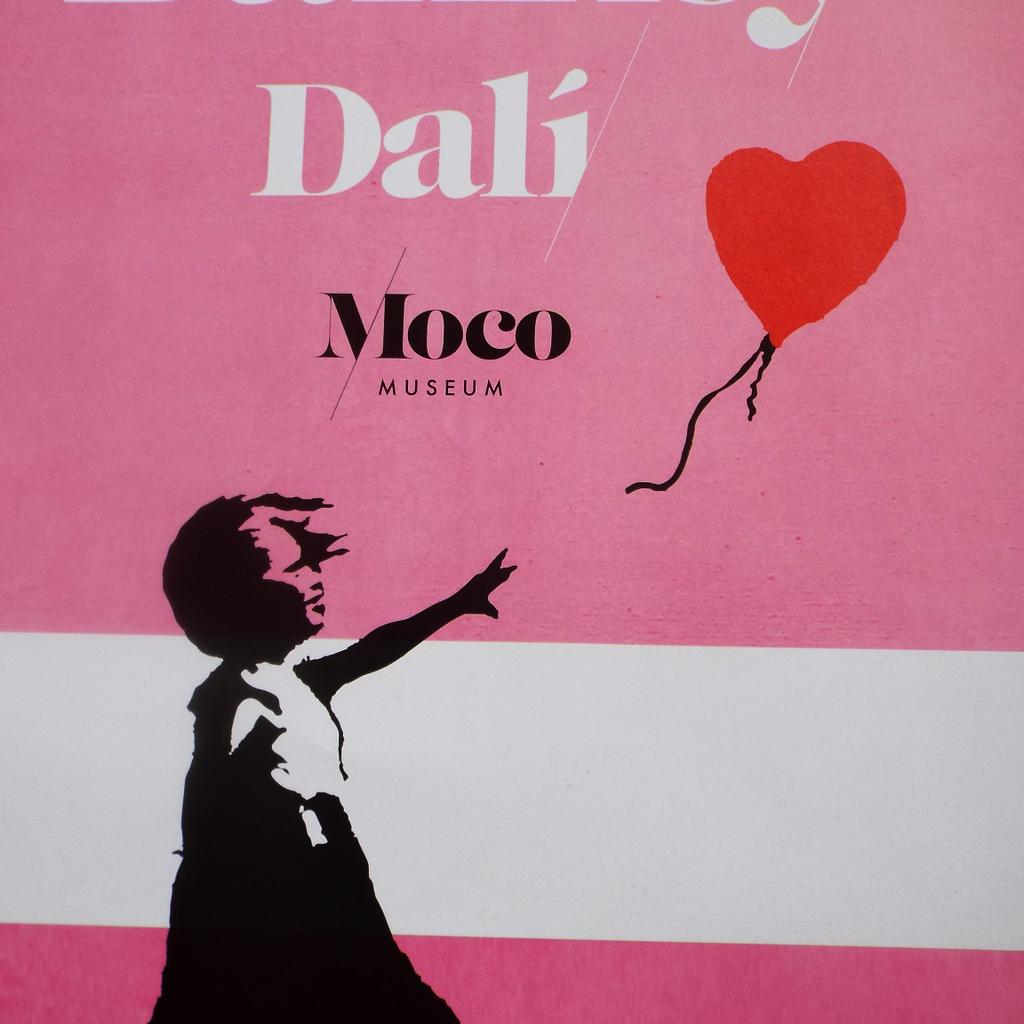 Banksy Moco Museum Amsterdam Poster 2017 in 1034SK Amsterdam für 55,00