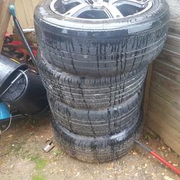 wheels 4x100 3 of them need tyres they 205-55 R16