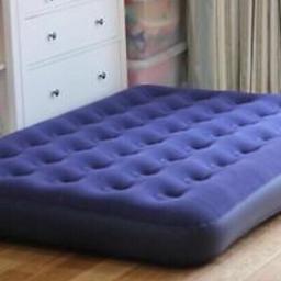 Double inflatable air bed