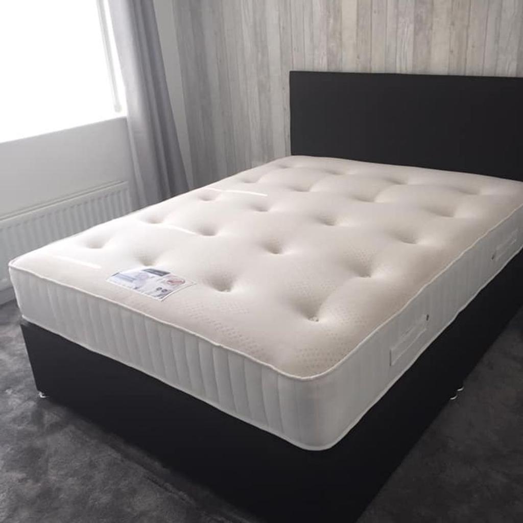 Brand New Divan Beds For Sale
Call now: 01617913101
Whatsapp: 07566808408

SINGLE/DOUBLE/KING SIZES AVAILABLE

SINGLE BED BASE ONLY £39
DOUBLE BED BASE ONLY £59
KING BED BASE ONLY £79

AVAILABLE IN BLACK/WHITE COLOURS

PU LEATHER MATCHING HEADBOARDS
SINGLE £20
DOUBLE £25
KING £30

STORAGE DRAWERS AVAILABLE
£15 Each

DIFFERENT MATTRESS OPTIONS AVAILABLE

EVERYTHING IS BRAND NEW IN ORIGINAL PACKAGING

CALL/MESSAGE FOR MORE INFORMATION

CAN ARRANGE QUICK DELIVERY AT EXTRA COST