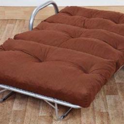 solid metal sofa+double bed with mattress in excellent condition.
Free delivery local areas