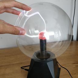 used, fully working plasma ball 8" diameter