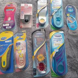 Hi guys,

I am selling a variety of Foot Scholl insoles that massage your feet and is great for people who are on their feet all day or have arthritis. You will see these online for over £14. I am selling each for £7.

These products are BRAND NEW. They come from a pet free and smoke free home.🙂