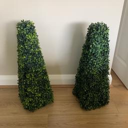 Artificial topiary x2