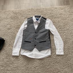 Shirt and waistcoat 
Excellent condition 
Only worn once 
Age 12y