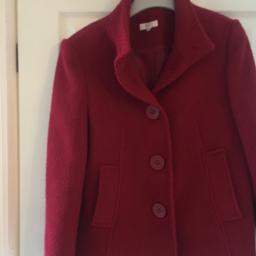 Red winter jacket size 14