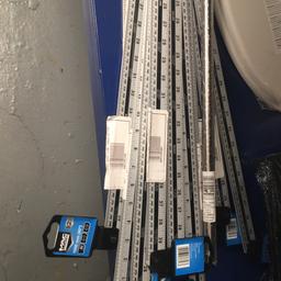 Alloy rulers 1m long , brand new with tags