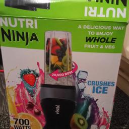 New unopened nutri ninja blends everything cost £60 now not needed