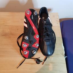 size 10 patrick rugby boots, with bag and cap. Bought for a season that was cancelled.