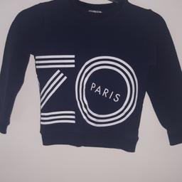 Kenzo Boys Navy Blue/White Jumper Age 5. Good condition. Collection only - postage is an additional cost chargeable to buyer