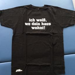 - Michael Mittermeier Fan T-Shirt
- Größe M
- schwarz, weiße Schrift
- lustiges T-Shirt, Spruch: Ich weiß wo dein Haus wohnt