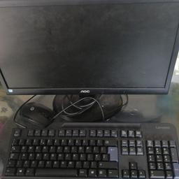 Monitor plus cables (no hdmi only VGA)
Mouse and keyboard USB