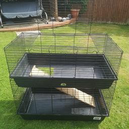 £40 double tier indoor hutch- great condition (minor chew marks on ladder) bought for £85 selling for £40
£10 single tier indoor hutch
£2 each for two wooden hideaway plays
or everything for £45
can deliver in Worcester