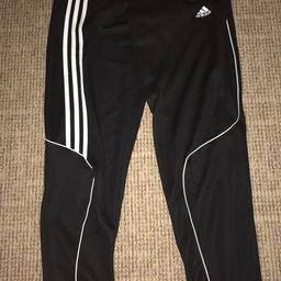 Adidas black and white tracksuit bottoms never worn collection from st6 or can post for extra cost. Offers