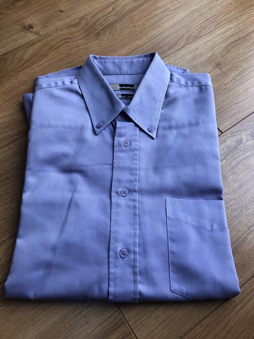 Buy & Sell West Midlands Sandwell - Photos for Men’s Lilac Short Sleeved Shirt Large