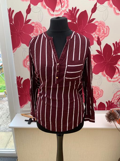 Buy & Sell West Midlands Birmingham - Photos for Primark burgundy blouse size 10 new