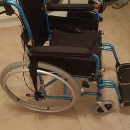 light weight wheel chair. as new. hardly used.
folds easily 
collection from RM10.
any questions please ask.
thanks.