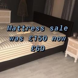 Lots of cheap mattresses going !!
Come and see us
All £60 double mattresses
Spring
Memory foam
You choose
Cheap as used for our studio photos.