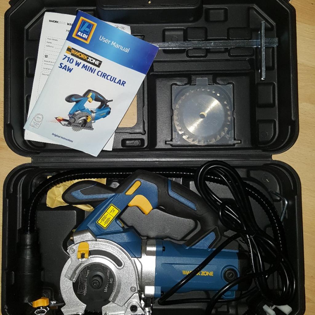 Aldi workzone deals mini circular saw