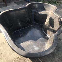 Good solid fibreglass fish pond.  Length 8ft. Width 5ft Depth 2ft 5”
No leaks. Good condition.
Open to sensible offers.
Buyer Collects from Hornchucrch 