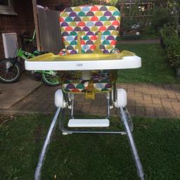 Mamas and papas highchair. I bought it new for my baby. It was used 6 months only. Very good condition. From smoke and pet free home. Collection only at N12. Cash at collection please.