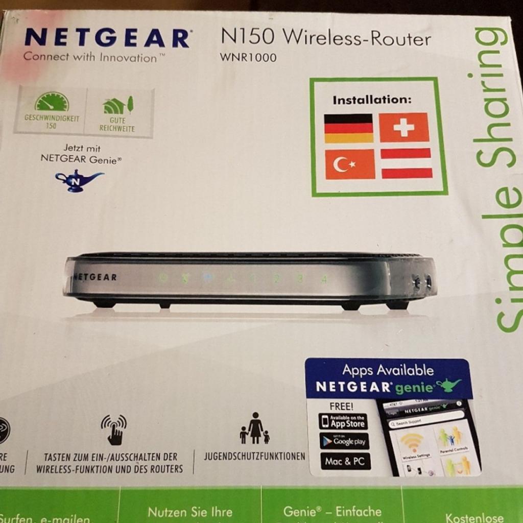 Netgear Wireless - Router N150. Unbenutzt.