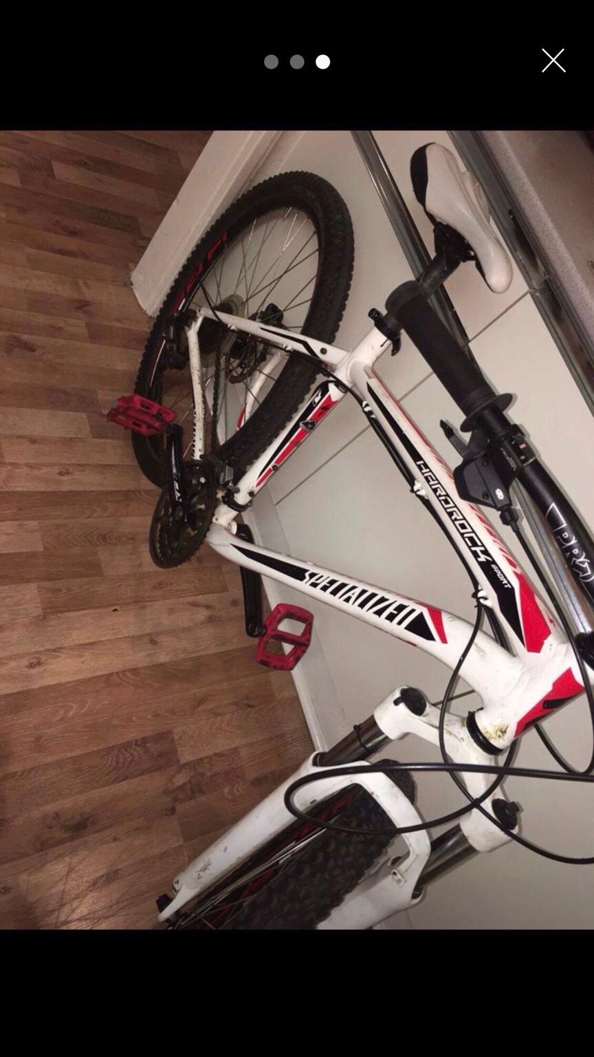 Specialized hardrock white and red outlet 2012