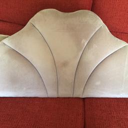 Mink beige headboard for single bed, new never used