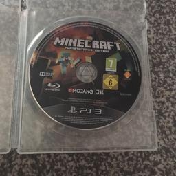 Minecraft for ps3 no case pick up only can’t post