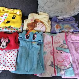 Girls pjs, some only worn a few times, looked after, good condition. From smoke free home. £5 ,can deliver but for small fee.