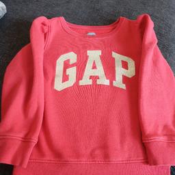 genuine baby gap jumper. only worn a couple of times. very good condition, from a smoke free home. can deliver if local for a small fee.
