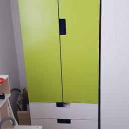 wardrobe 60x50x192cm
Bench with toy storage, 90x50x50 cm
small wardrobe with drawers, 60x50x128 cm

from Ikea, very good condition. collection only
open for offer