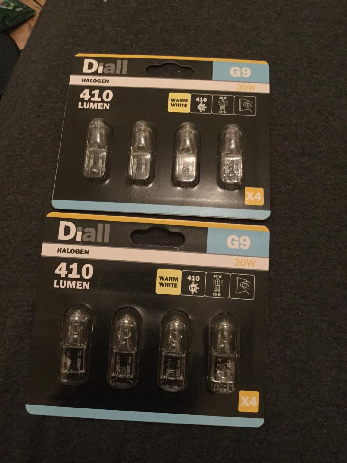 DIALL G9 30W HALOGEN LIGHT BULB 2 PACKETS in W10 London for 6.50 for sale Shpock