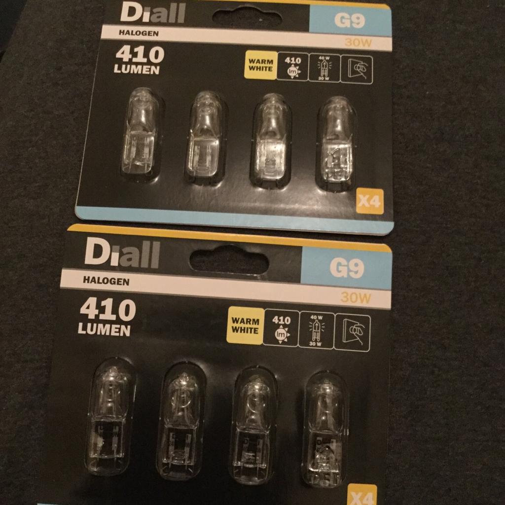 DIALL G9 30W HALOGEN LIGHT BULB 2 PACKETS in W10 London for 6.50 for sale Shpock
