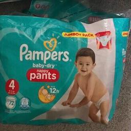 *Pampers baby-dry nappy pants size 4 , opened pack, 41 left in the pack. £4
Collection only from w5