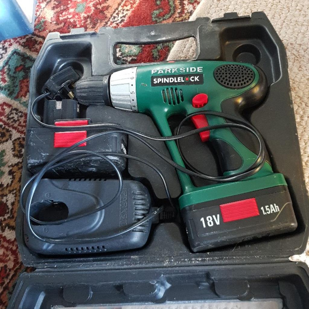 Parkside spindlelock 18v 1.5Ah power drill in NP22 Tredegar for