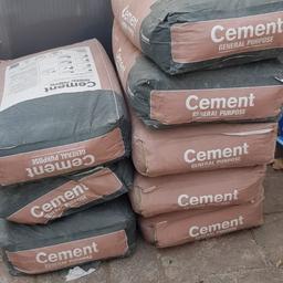 8 bags of cement. Builder ordered too many. £50 buyer collects from LE2.