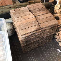 Job lot of reclaimed parquet flooring

Finger size 9" x 21/4" x 3/4" thick

Roughly around 340 plus a box of offcuts