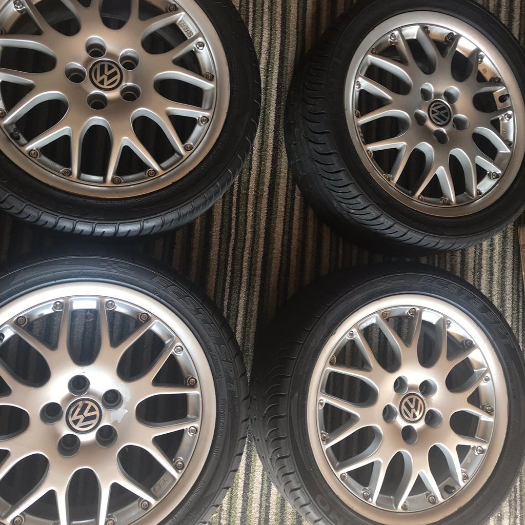 GOLF MK3 BBS RS771 SPLIT RIMS WITH TYRES in B77 Tamworth for £250.00 ...