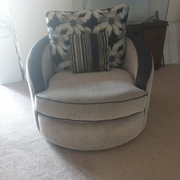 small swing chair perfect for 1 person. been in storage will need a wipe over. collection only