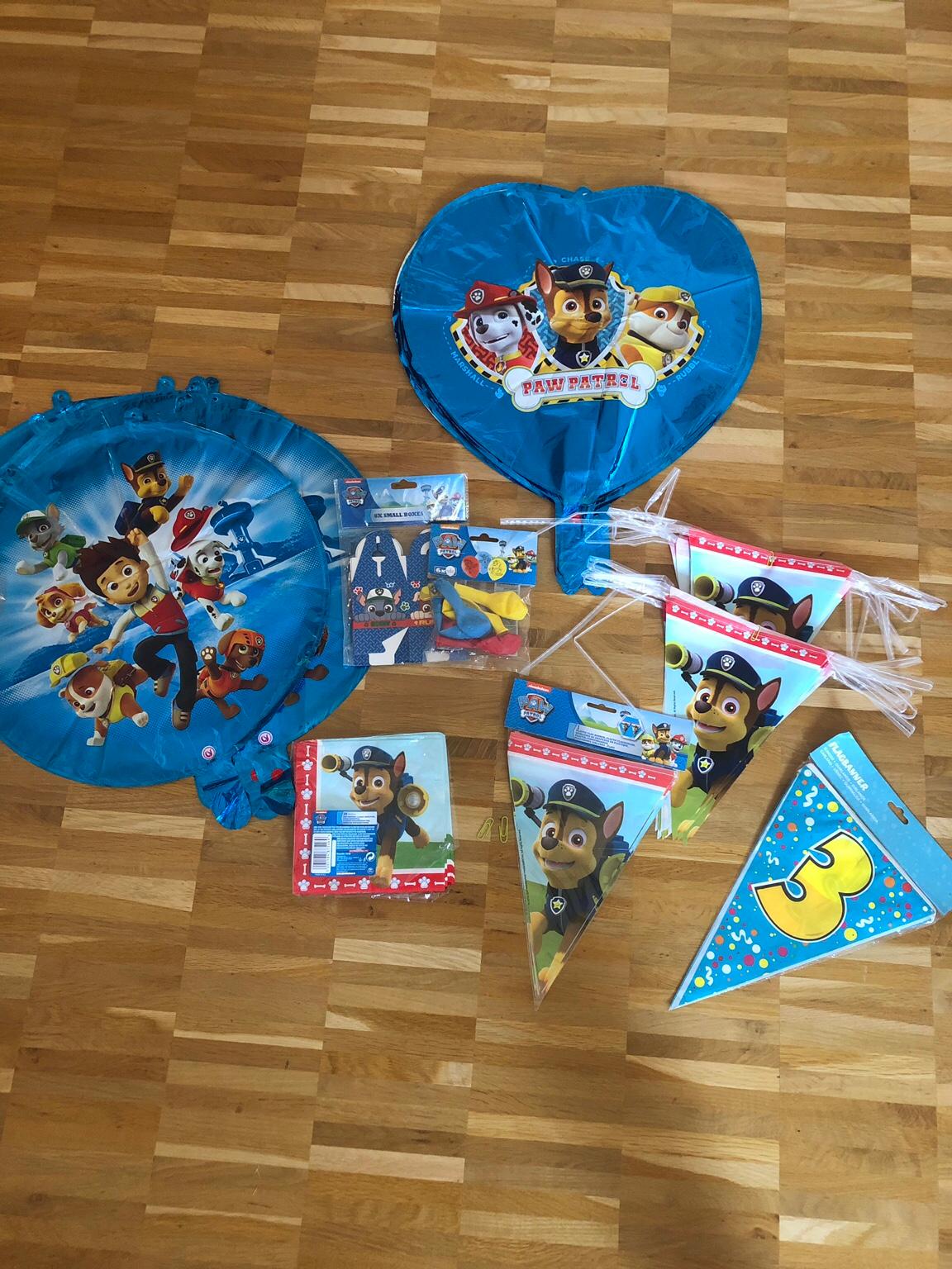 Anagram Paw Patrol Geburtstags-Deko – Ballonstrauß Mit Chase, 13-teilig, Inkl. Folien- & Latexballons
