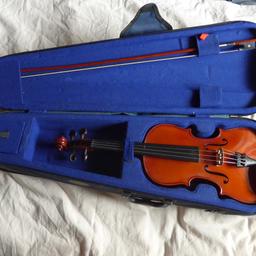 Stentor violin - Full size - 4/4 includes case & rosin & digital tuner. Condition of violin is Used. Tuner is new in box.
Purchased violin second hand from a local shop with the view of learning how to play, but never booked lessons, nor looked much into learning myself.

at the moment ‐ cash on collection from southgate rh11 8ar
if I find a box suitable I could offer postage and will update listing.

advertised elsewhere 