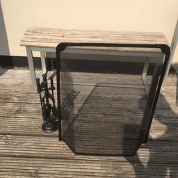 Stoker, brush, spade and grippers with fire guard. Hardly used.