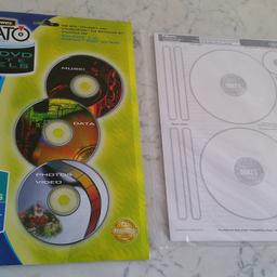confezione nuova Fellowes 50 etichette adesive per cd/dvd da usare con stampante