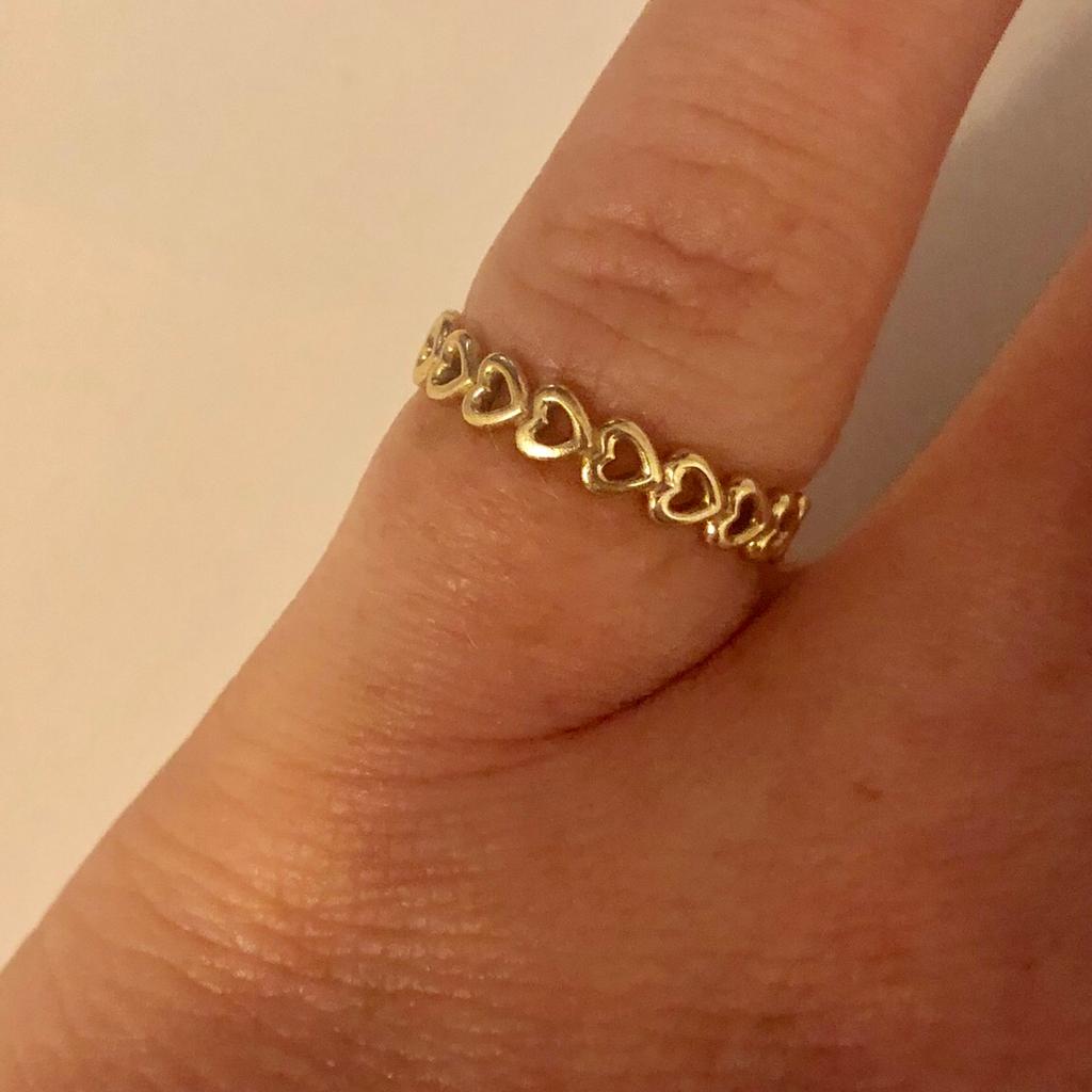 Pandora linked discount love ring gold