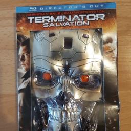 Terminator Salvation T-600 Limited Edition Directors Cut Blue ray Disc,disc in Back of the Skull,Played Once,Great Condition(Collection Only)